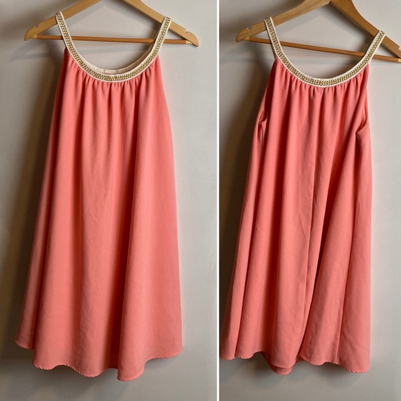 Dresses & Skirts - Coral swing dress